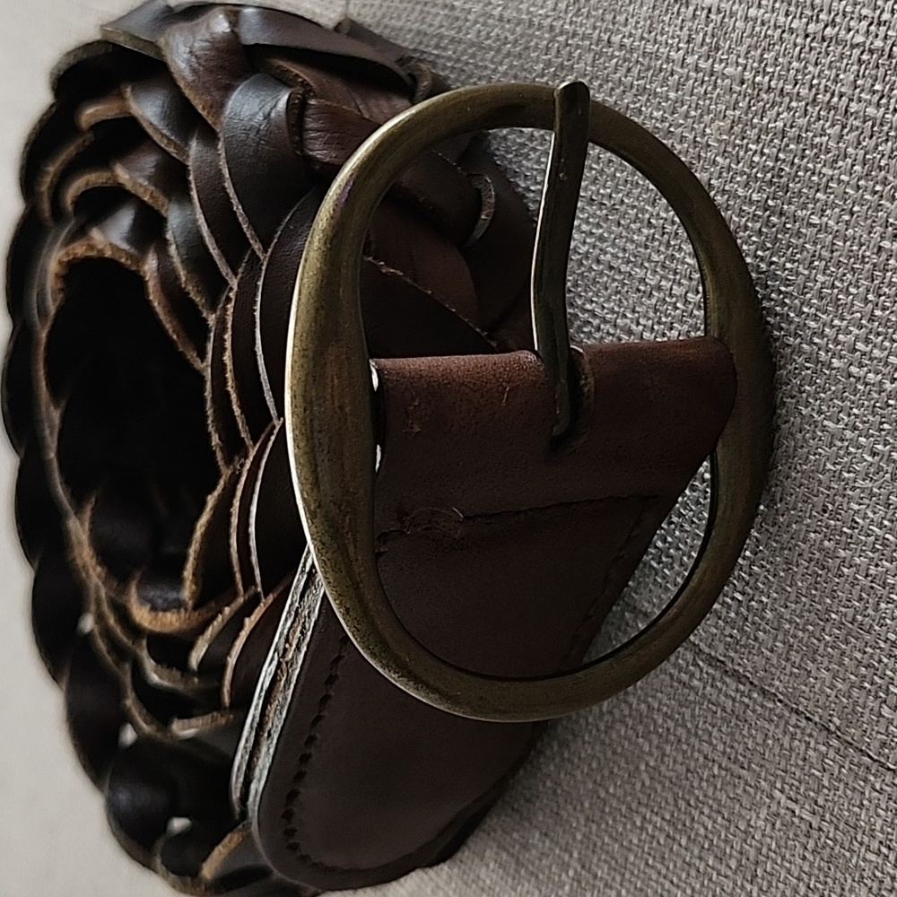 Gap Leather Braided Belt